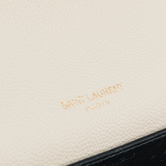 Saint Laurent Uptown Off-White Textured-Leather Mini Shoulder Bag - Picture 11 of 11